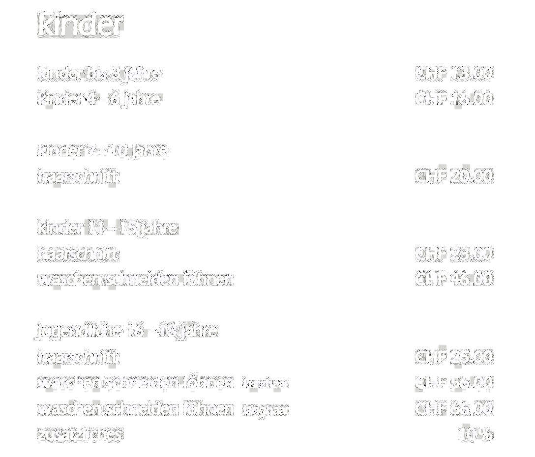 prices children